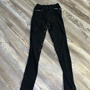 Black Equestrian Breeches Size Small